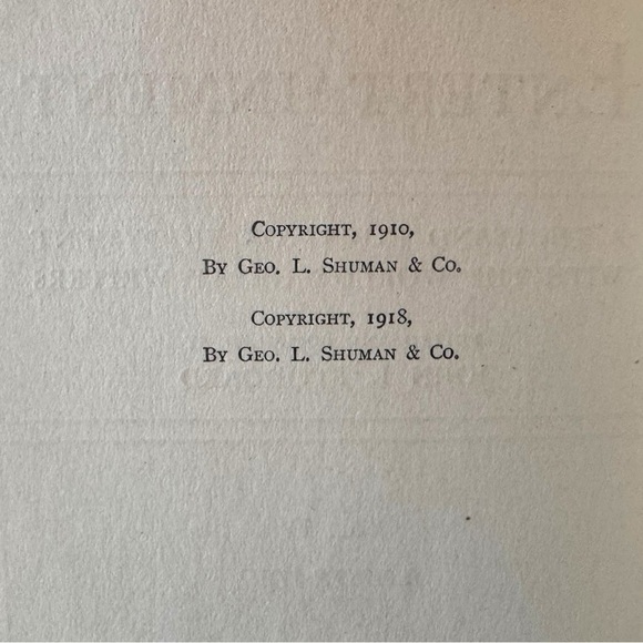 Antique 1926 The Library of Entertainment Vol. IV Geo. L. Shuman & Co. Hardcover - Picture 11 of 13